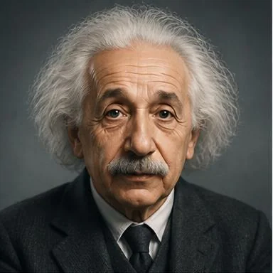 Porträt von Albert Einstein